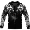 Double Dark Wolf Tattoo 3D All Over Printed Unisex Shirts