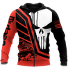 Jeep Skull Black and Red Unisex Shirts DL20302001