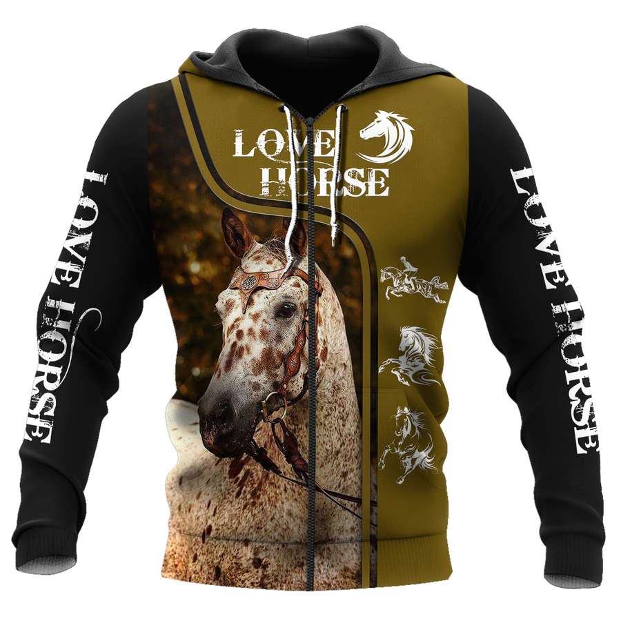 Love Horse 3D All Over Printed Shirts For Men and Women Pi112051