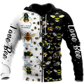 Beautiful Love Bee Hoodie For Men And Women