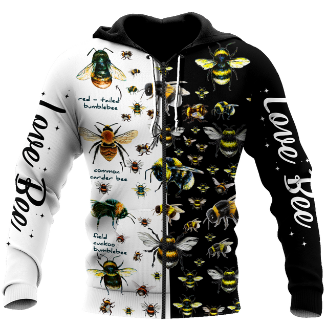 Beautiful Love Bee Hoodie For Men And Women