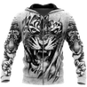 3D Tiger Tattoo Potrait  Over Printed Shirt for Men and Women