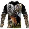 Labrador Hunting 3D Over Printed Unisex Deluxe Hoodie ML