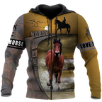 Love Horse 3D All Over Printed Shirts VP09112002XT