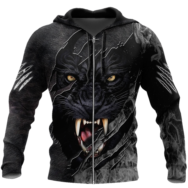 The Black Panther Anger All Over Print Hoodie HAC040901