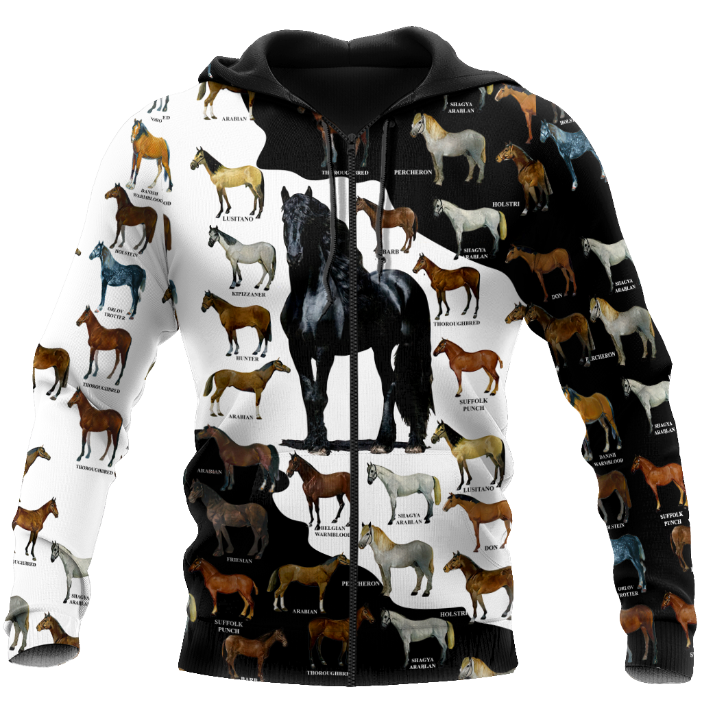 Love Horse 3D All Over Printed Shirts