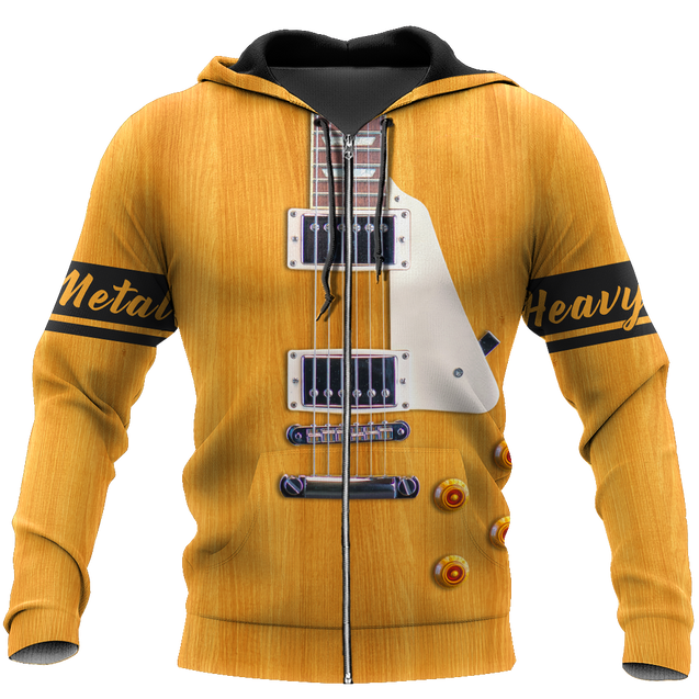 Heavy Metal Guitar 3D All Over Printed Shirts For Men and Women HAC300701-Apparel-TT-Zipped Hoodie-S-Vibe Cosy™