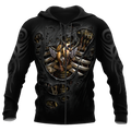 Steampunk Mechanic Skull All Over Printed Hoodie For Men and Women Pi21102002