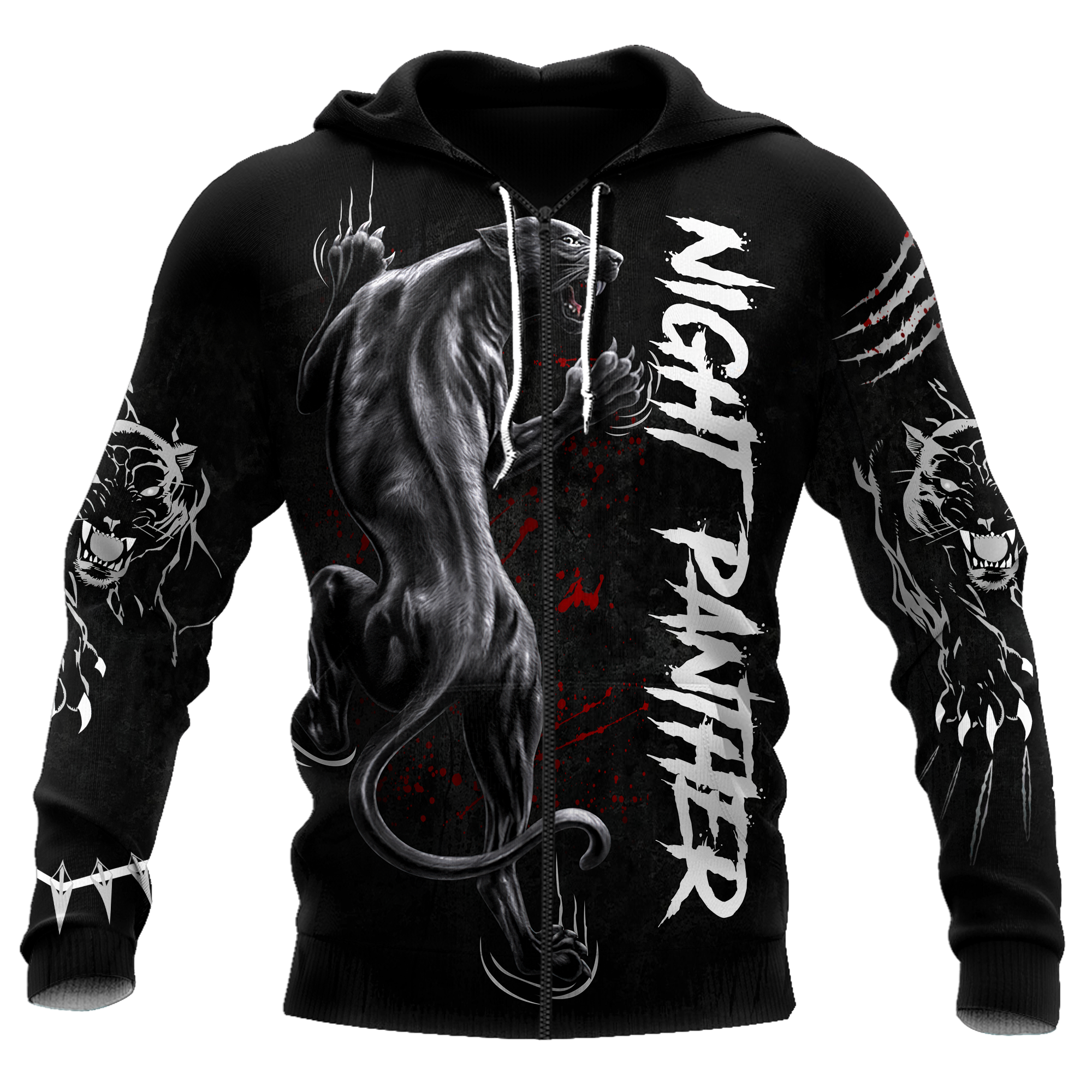 Night Panther 3D All Over Printed Shirt for Men and Women