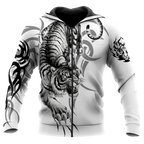 White Tiger Tattoo 3D All Over Printed  Unisex Shirts