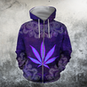 Hippie Purple 3D All Over Printed Hoodie Shirt Limited by SUN-Apparel-SUN-Zipped Hoodie-S-Vibe Cosy™