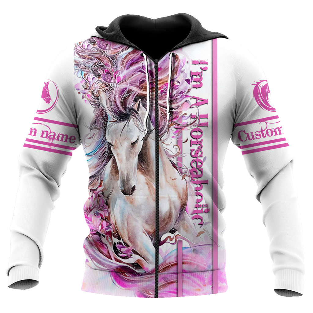 Horse Custom Name 3D All Over Printed Shirts For Men and Women Pi03102001