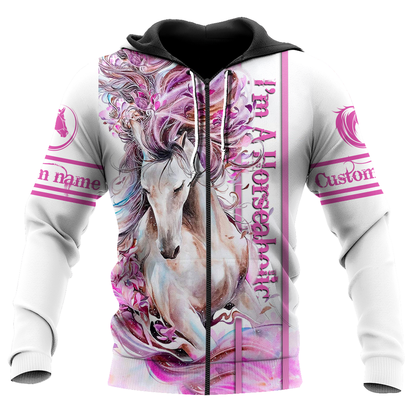 Horse Custom Name 3D All Over Printed Shirts For Men and Women Pi03102001
