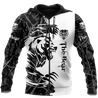 All Over Printed Bear Tatoo Hoodie MEI09262004-MEI