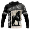 Black Horse Custom Name 3D All Over Printed Shirts TA09252001S