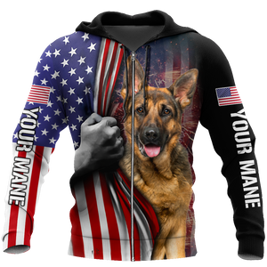 German shepherd custom 3d hoodie shirt for men and women HAC060802