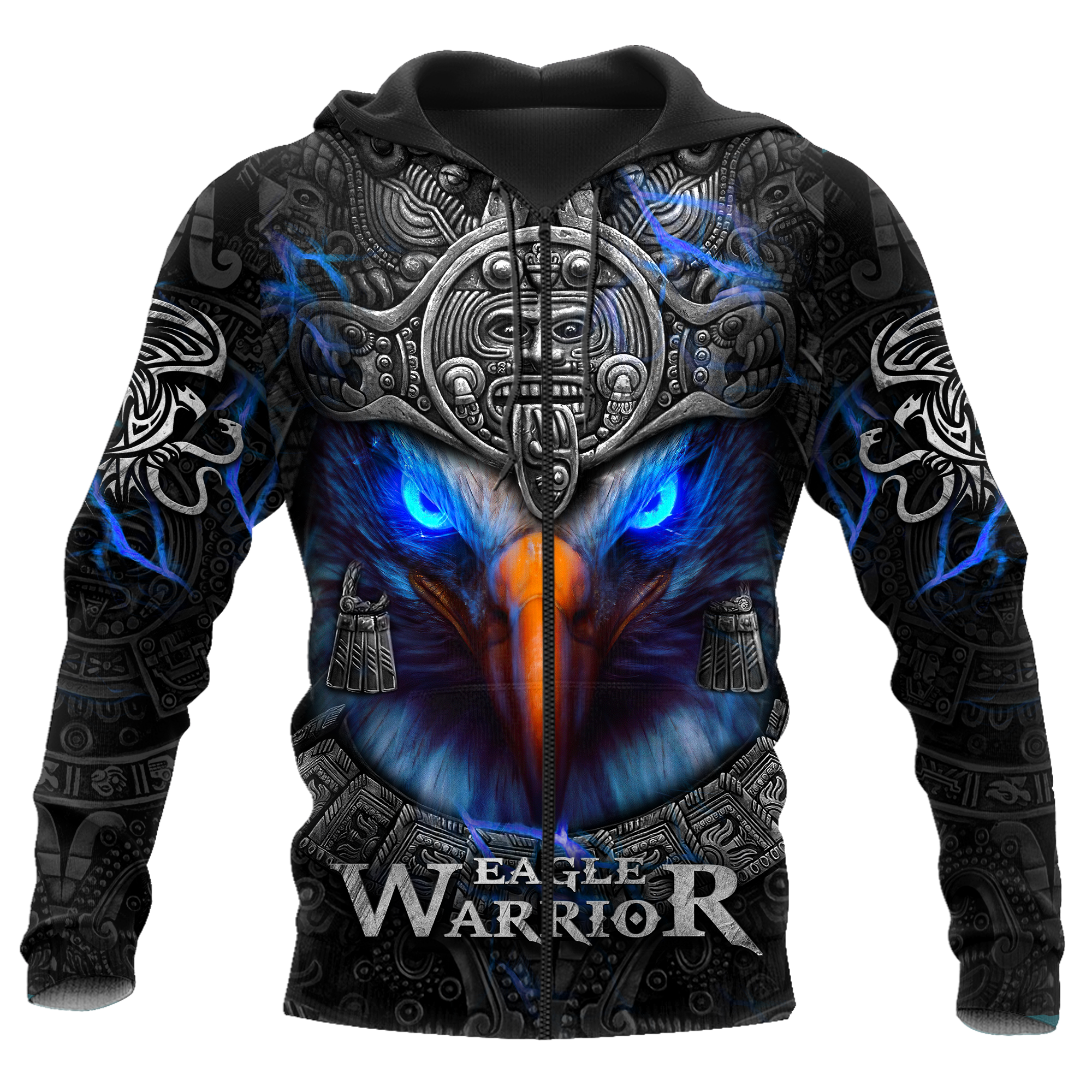 Eagle Warior Aztec 3D All Over Printed Shirts For Men And Women