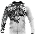 Eagle Tattoo Art Hoodie T Shirt For Men and Women HAC300503-NM-Apparel-NM-Zipped Hoodie-S-Vibe Cosy™