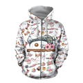 Sewing 3d hoodie shirt for men and women HG HAC180302-Apparel-HG-Zip hoodie-S-Vibe Cosy™