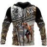 Labrador Hunting 3D Over Printed Unisex Deluxe Hoodie ML