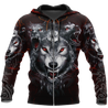 All Over Printed Wolf Hoodie MEI09102003-MEI