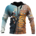 3D Logger Man Unisex Hoodie Pi112030