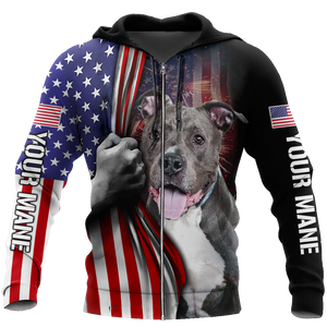 Pitbull custom 3d hoodie shirt for men and women HAC060801