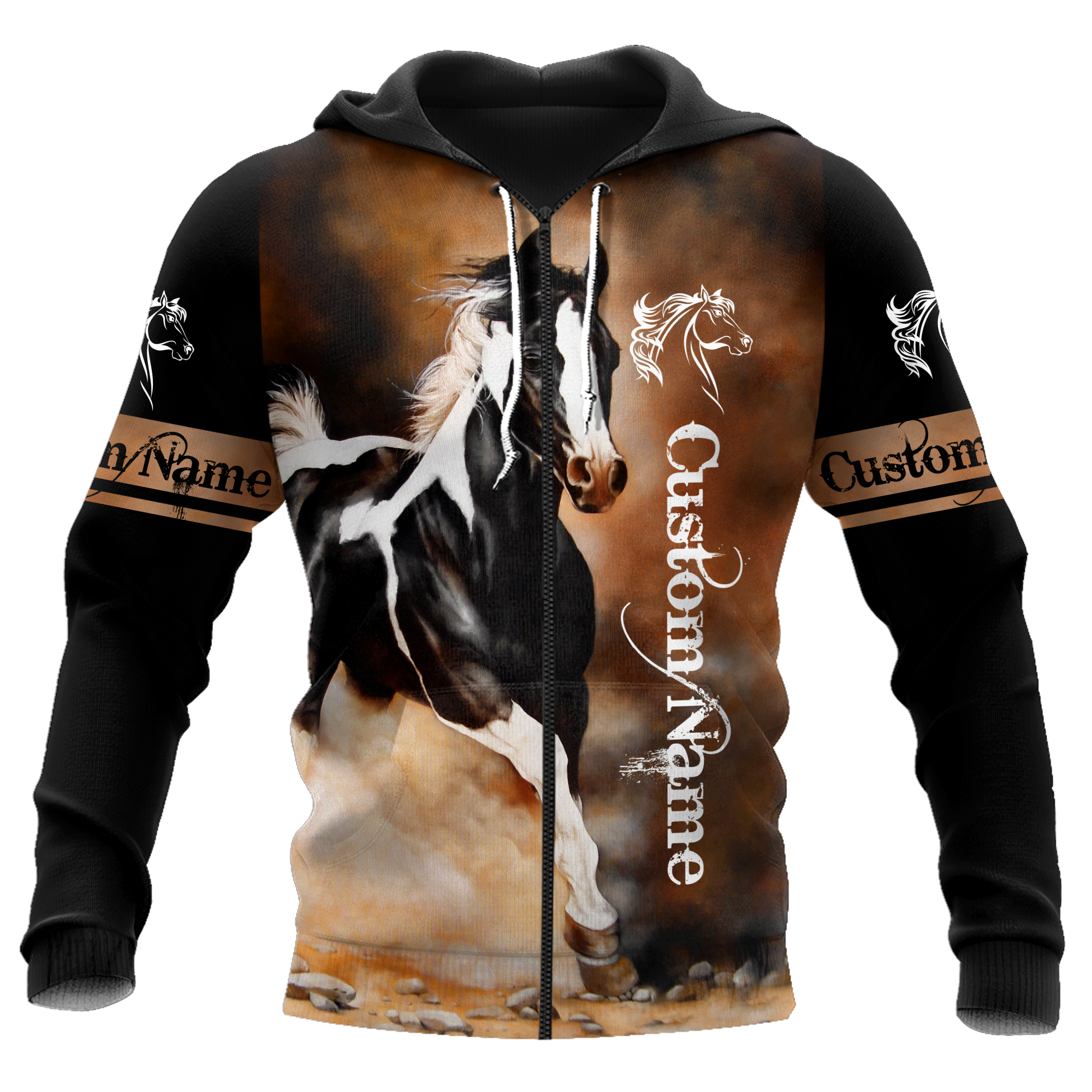 Love Horse Custom Name 3D All Over Printed Shirts TA10032001