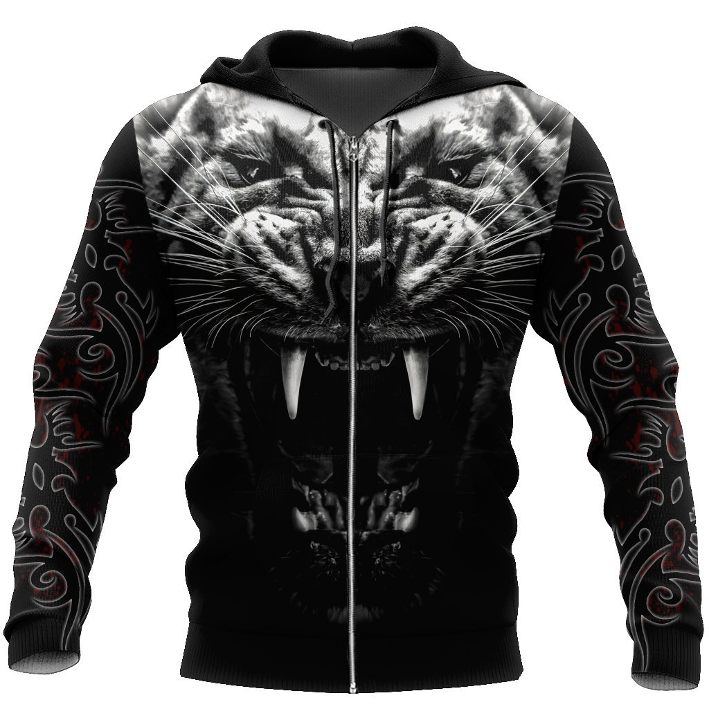 Tattoo White Tiger  3D All Over Printed Unisex Shirts