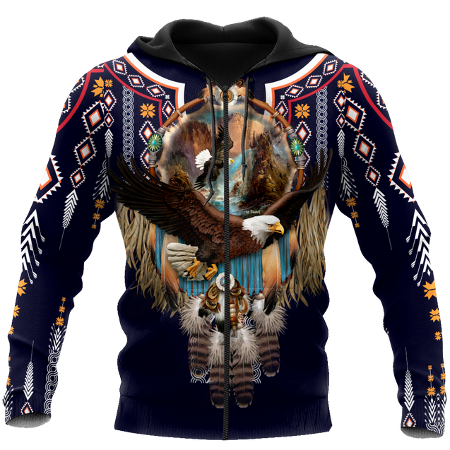 Eagle Fly Dreamcatcher Native American 3D All Over Printed Shirts