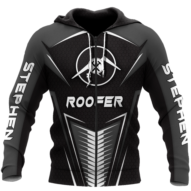 Custom Name Roofer Man - Crazy Enough To Love This 3D All Over Printed Shirts For Men