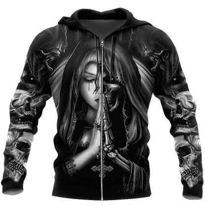 Premium Skull Tattoo 3D All Over Printed Unisex Shirts