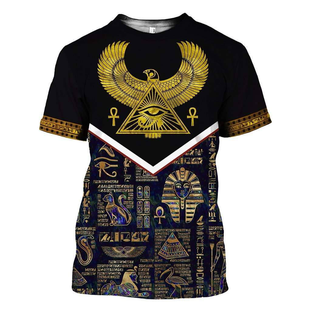 Horus 3D All Over Printed Clothes HC3101-Apparel-Huyencass-T-Shirt-S-Vibe Cosy™