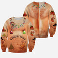 3D All Over Printed Hairy Chest and Tattoos Ugly Christmas Sweater Shirts and Shorts-Tattoos-RoosterArt-Sweatshirt-XS-Vibe Cosy™