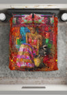 African Girl Pattern Bedding Set JJ01072001-ML-ML-US Twin-Vibe Cosy™