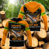 PREMIUM CHAINSAW LOGGER ORANGE UNISEX SHIRTS