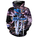 3D ALL OVER PRINTED MUSHROOM BUTTERFLY SHIRTS-Apparel-NTH-Zipped Hoodie-S-Vibe Cosy™