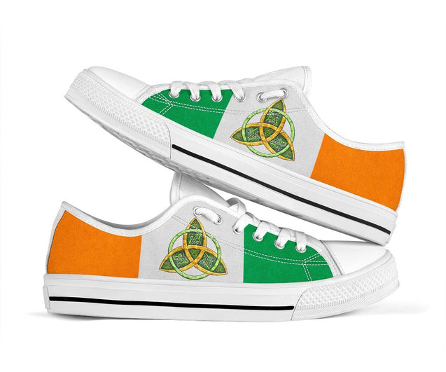 Irish Circle White Limited Low Top Shoes SU040302-Shoes-SUN-EU37 (US7)-Vibe Cosy™