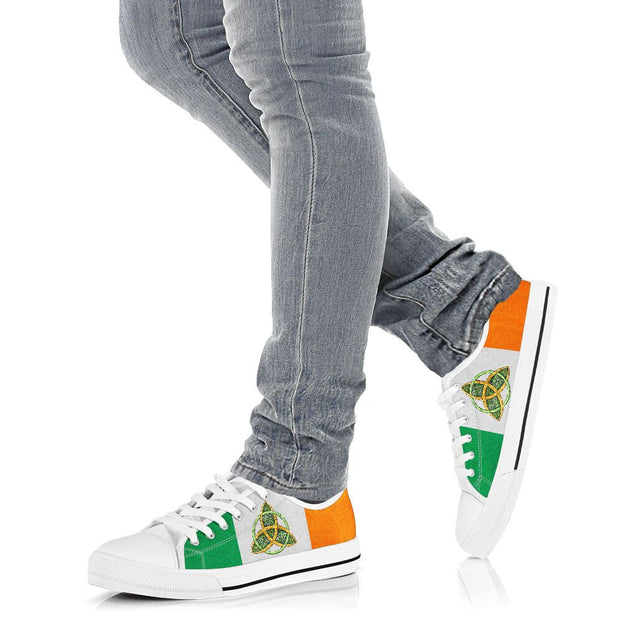 Irish Circle White Limited Low Top Shoes SU040302-Shoes-SUN-EU39 (US8)-Vibe Cosy™