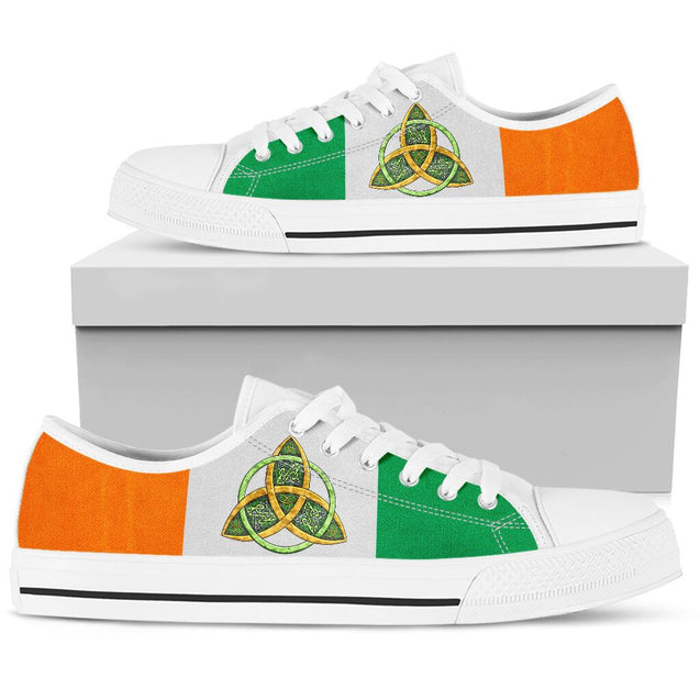 Irish Circle White Limited Low Top Shoes SU040302-Shoes-SUN-EU41 (US9)-Vibe Cosy™