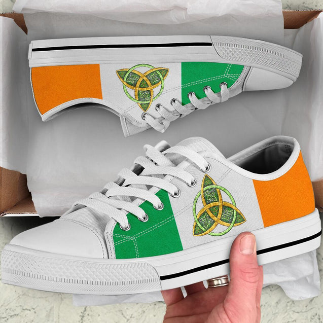 Irish Circle White Limited Low Top Shoes SU040302-Shoes-SUN-EU42 (US10)-Vibe Cosy™