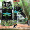Beautiful Dragonfly Combo Tank + Legging JJ040401-Apparel-TA-S-S-Vibe Cosy™