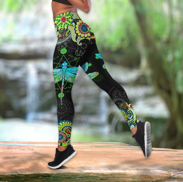 Beautiful Dragonfly Legging JJ040401-Apparel-TA-S-Vibe Cosy™