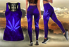 Hippie Purple Combo Legging + Tank Limited by SUN JJ110523-Apparel-SUN-S-S-Vibe Cosy™