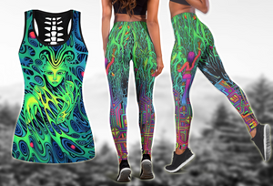 Back To Nature Combo Legging + Tank Limited by SUN JJ120521-Apparel-SUN-S-S-Vibe Cosy™