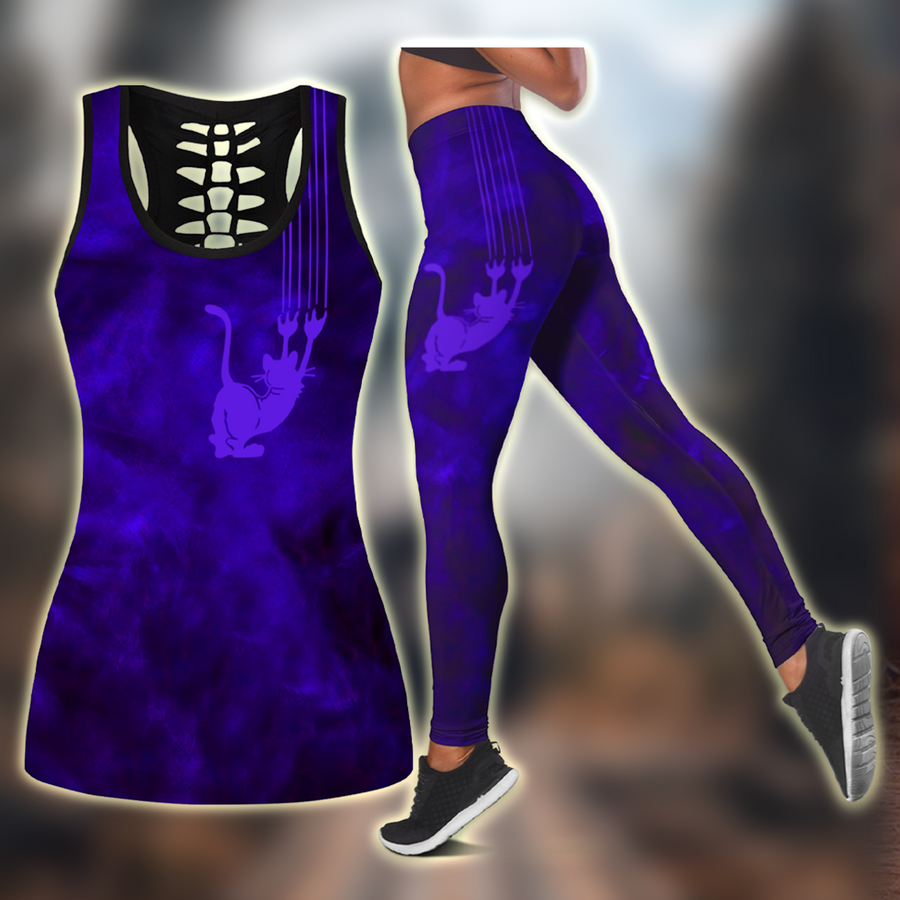 Cat Lovers Combo Legging + Tank Limited by SUN JJ250423-Apparel-SUN-S-S-Vibe Cosy™