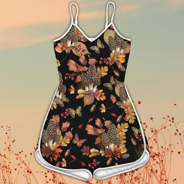 Beautiful Morels mushrooms 3D Rompers For Women