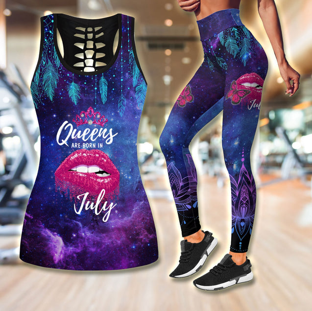 Queens are born in July Galaxy combo legging+tank TR2405207S-Apparel-Huyencass-S-S-Vibe Cosy™