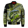 Bass fishing on skin 3D print fishing shirt for men and women