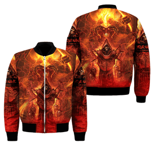 Premium Reaper Skull Fire 3D All Over Printed Unisex